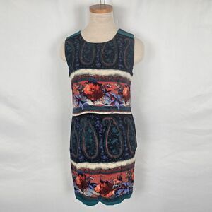 Eddy Yuusman Dress Women's XS *** Colorful Bandana Mini Sleeveless See Desc. VTG
